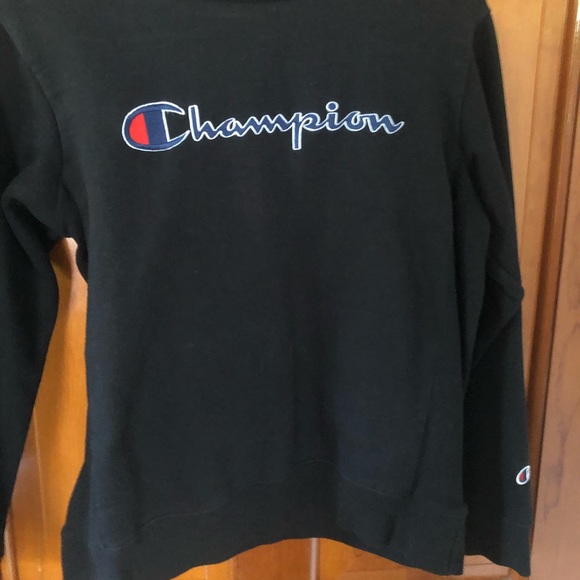 Black Champion Sweatshirt - Picture 2 of 3